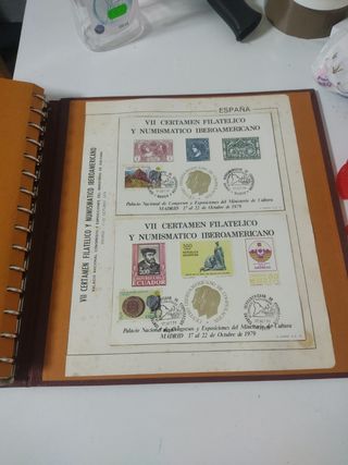 Album tarjetas postales f.n.m.t.