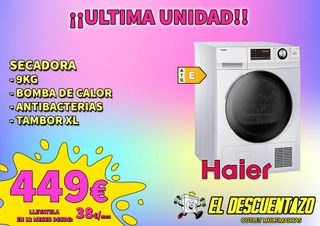 SECADORA HAIER 9KG