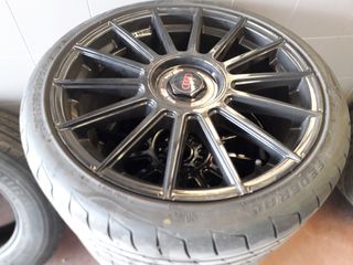 llantas tipo bbs audi 19" con neumaticos federal