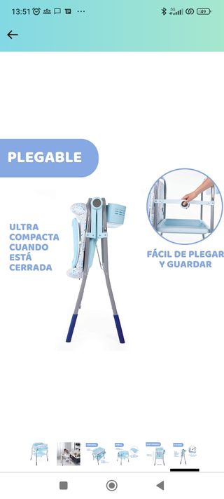 Bañera Cambiador Chicco Cuddle & Bubble Ocean