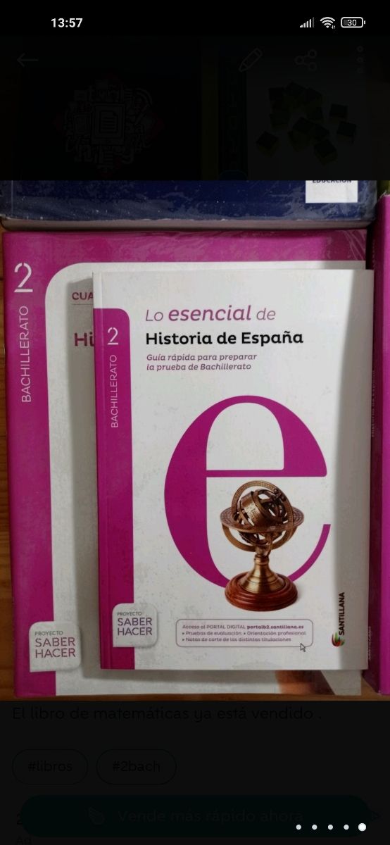 Libros 2 Bachillerato 