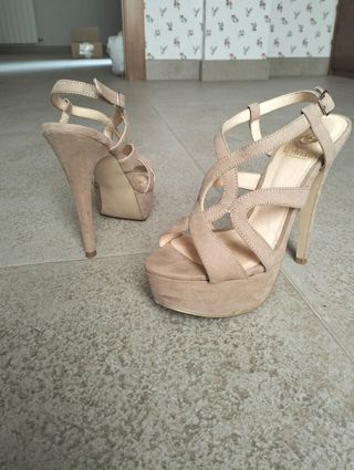 Sandalias de tacón N°37