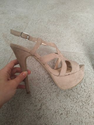 Sandalias de tacón N°37