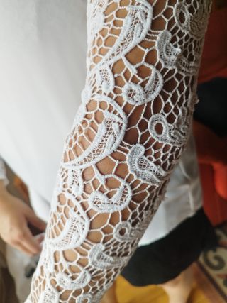 Camisa Blanca encaje Zara
