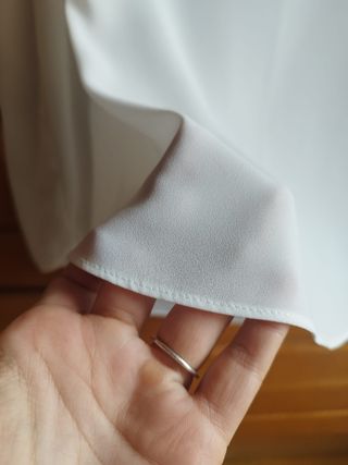 Camisa Blanca encaje Zara