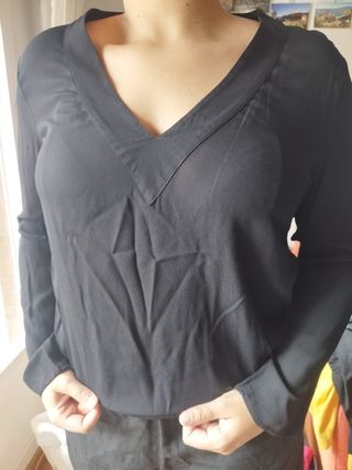Camisa Negra Zara