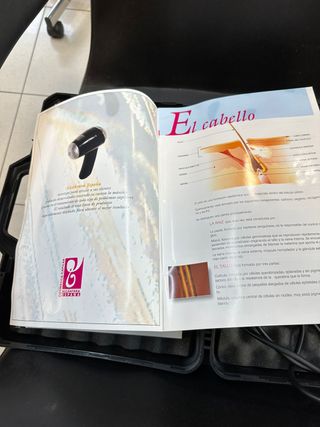 Cámara microscópica peluquería