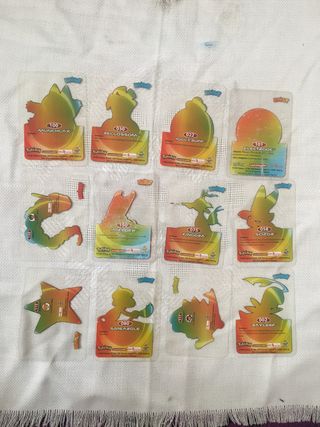 Cartas  pokemon transparentes