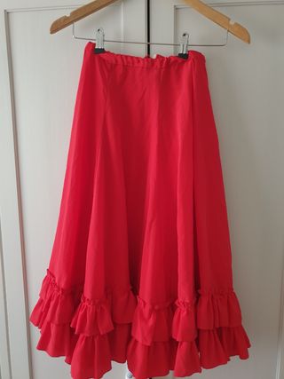 Traje de flamenca niña