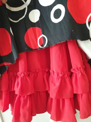 Traje de flamenca niña