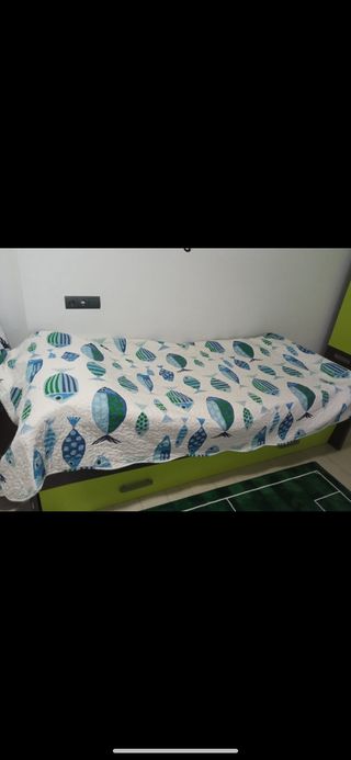 Colcha Tramas cama de 90cm