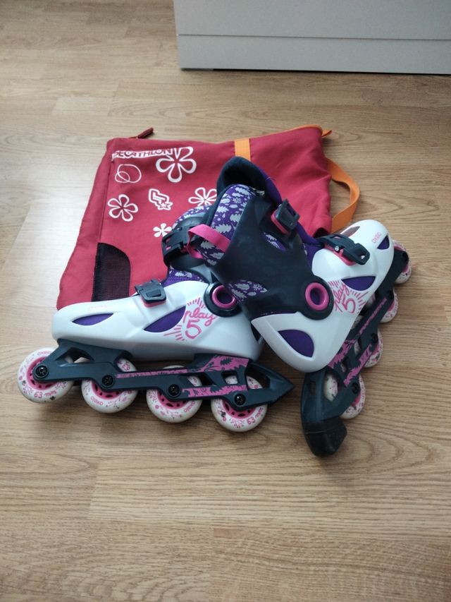 Patines talla de 32 a 34 Oxelo con bolsa