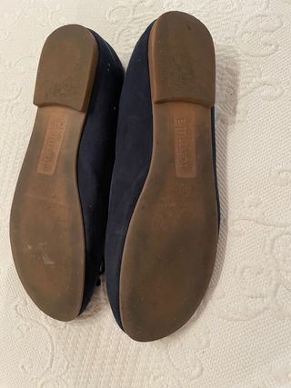 Bailarina azul colegio y vestir talla 37