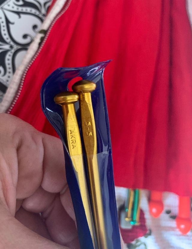 Ferri da lavoro a maglia varie misure