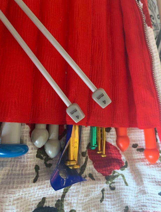 Ferri da lavoro a maglia varie misure