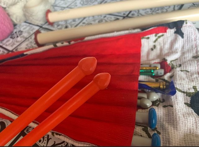 Ferri da lavoro a maglia varie misure