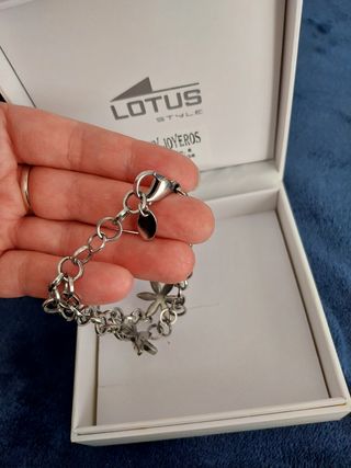 pulsera original Lotus doble flor