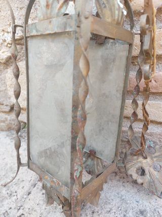 Lámpara techo antigua