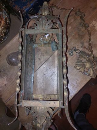 Lámpara techo antigua