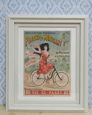 Cuadro con lámina publicitaria francesa