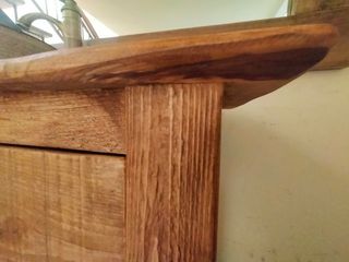 Mueble De Baño Estilo Wabi-Sabi Madera Maciza