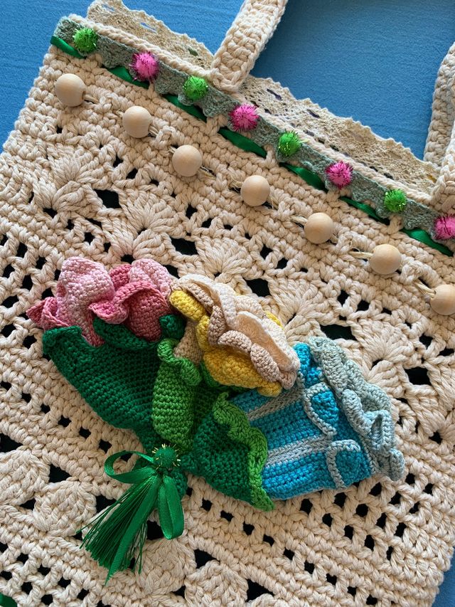 Borsa ad uncinetto Primavera/Estate