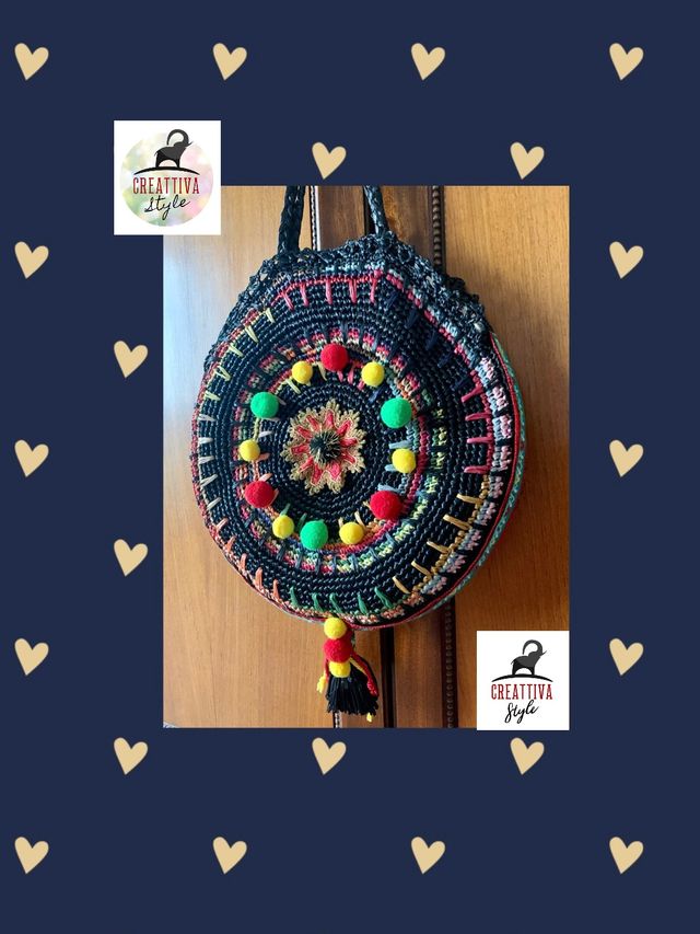 Borsa di paglia stile siciliano