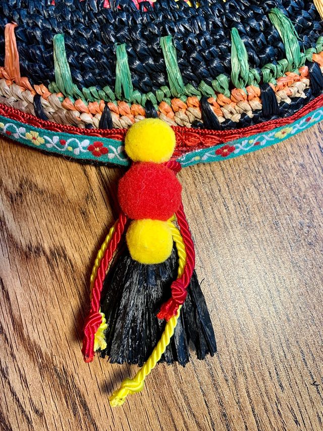 Borsa di paglia stile siciliano