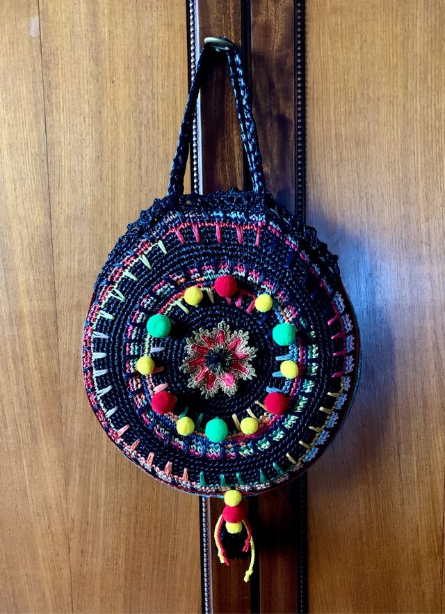 Borsa di paglia stile siciliano