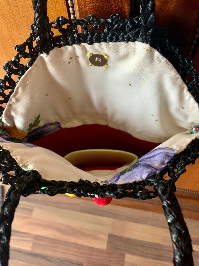 Borsa di paglia stile siciliano