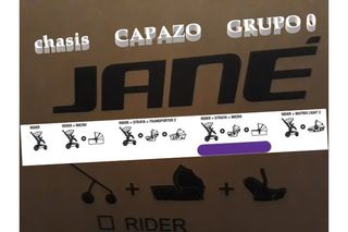 Trio Rider Jané: GRUPO 0, CAPAZO(new), SILLA PASEO