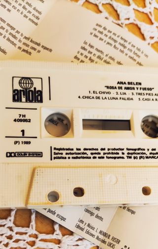 Ana Belén "Rosa de Amor y Fuego. Ariola 1989