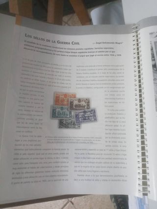 coleccion sellos guerra civil.