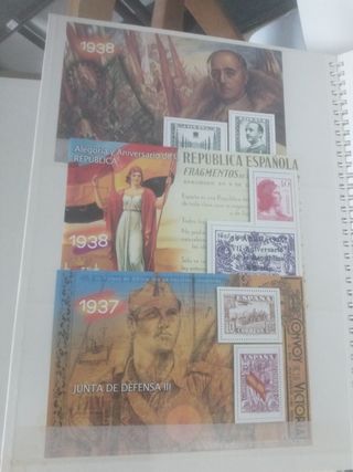 coleccion sellos guerra civil.