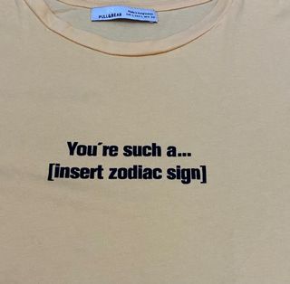 Camiseta signos del zodiaco