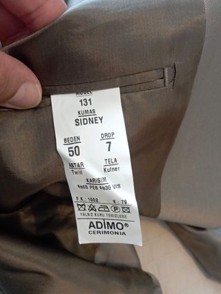 traje de ceremonia hombre