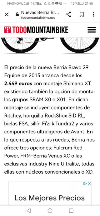 bici berria bravo 29 talla m 2.1