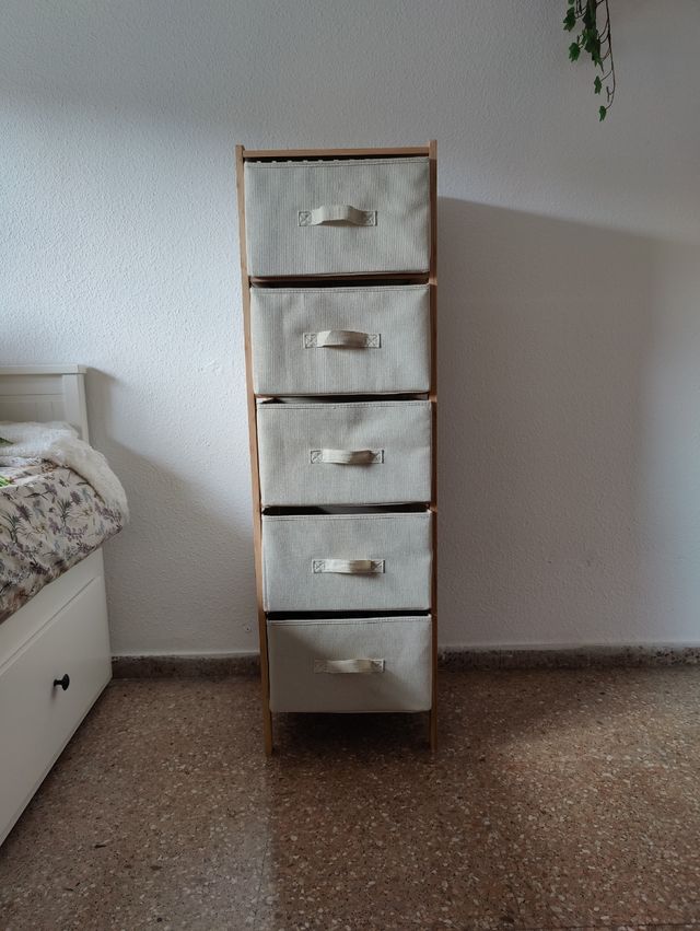 Cajonera bambú SKLUM de segunda mano por 45 EUR en Valencia en WALLAPOP