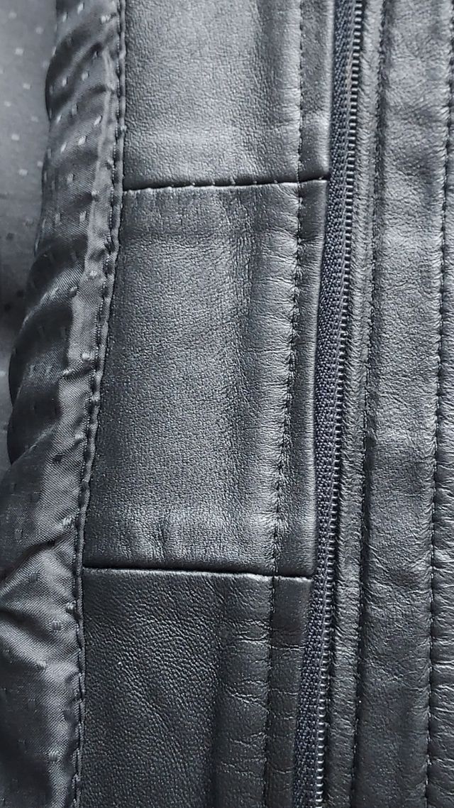 chaqueta de piel hombre vintage  talla 4   