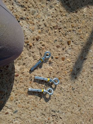 3 cáncamos/ espirros