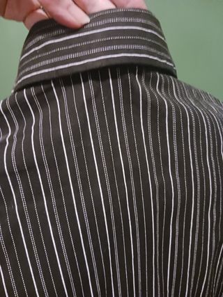 Camisa hecha a mano de rayas