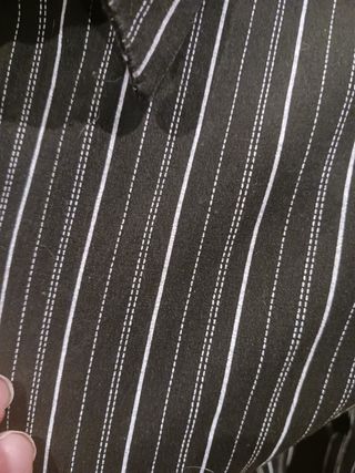 Camisa hecha a mano de rayas