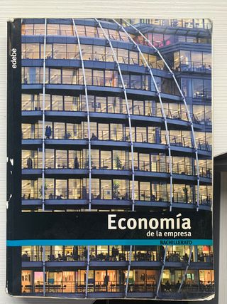 Libro economía de la empresa BACH EDITORIAL EDEBE