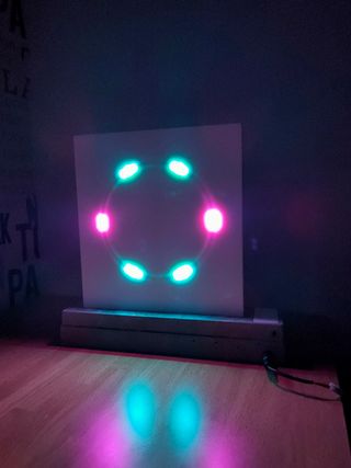 lampara de iluminación led RGB