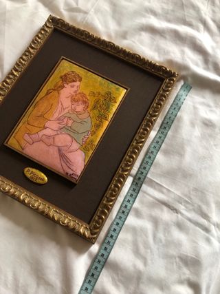 Cuadro de chapa esmaltada a fuego - Picasso.