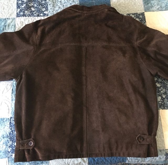 Chaqueta Cazadora Cuero Pull and Bear vintage