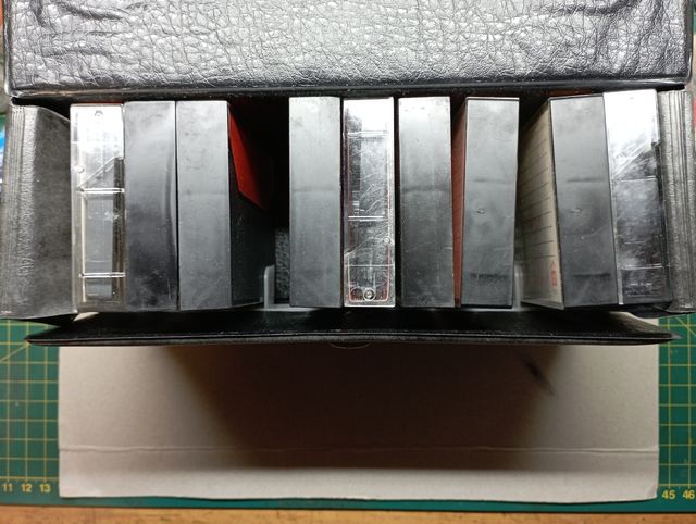 porta cassettes para cintas antiguo