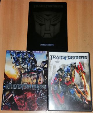 Transformers 3 películas en DVD