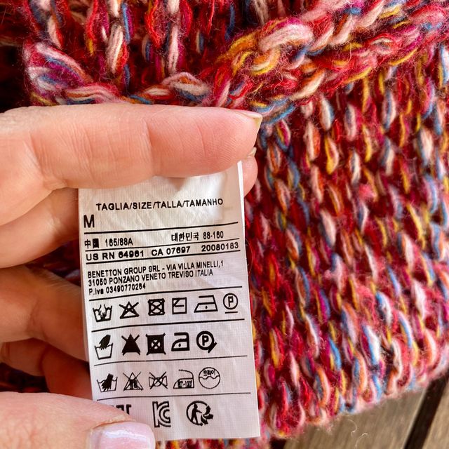 Jersey señora talla M de lana Benetton