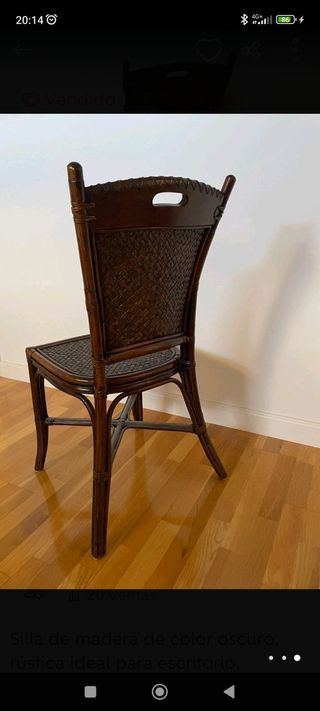 SILLA ESTILO COLONIAL